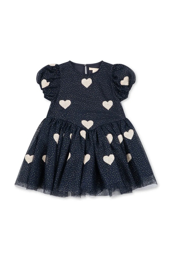Сукня Konges Sløjd HEARTLILY DRESS GRS колір темно-синій фото 2