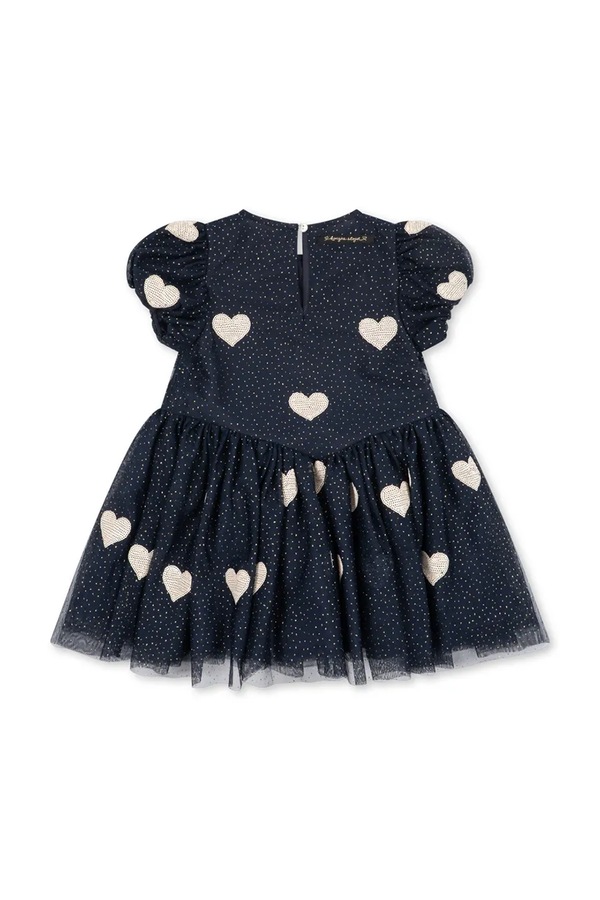 Сукня Konges Sløjd HEARTLILY DRESS GRS колір темно-синій фото 3