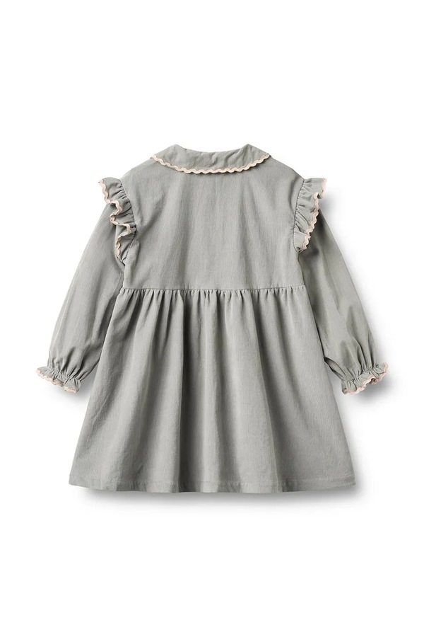 Сукня babydoll бавовняна Wheat колір блакитний фото 2