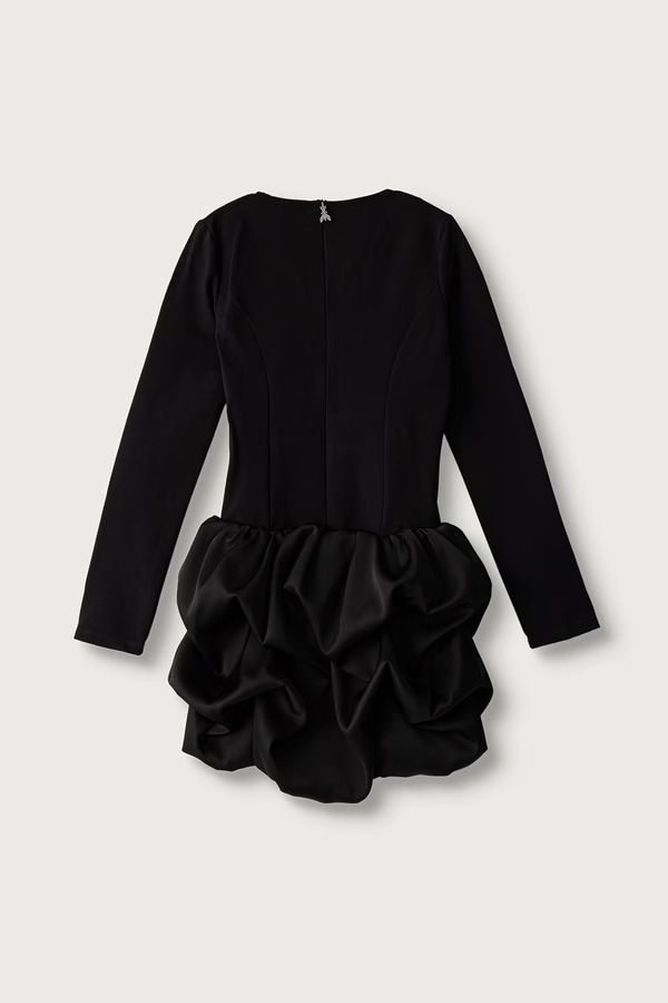 Сукня з бавовною Patrizia Pepe C0244 колір чорний фото 2