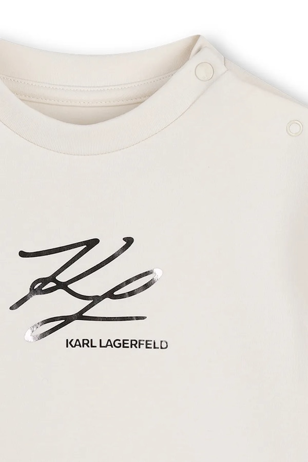 Сукня бавовняна Karl Lagerfeld колір бежевий фото 2