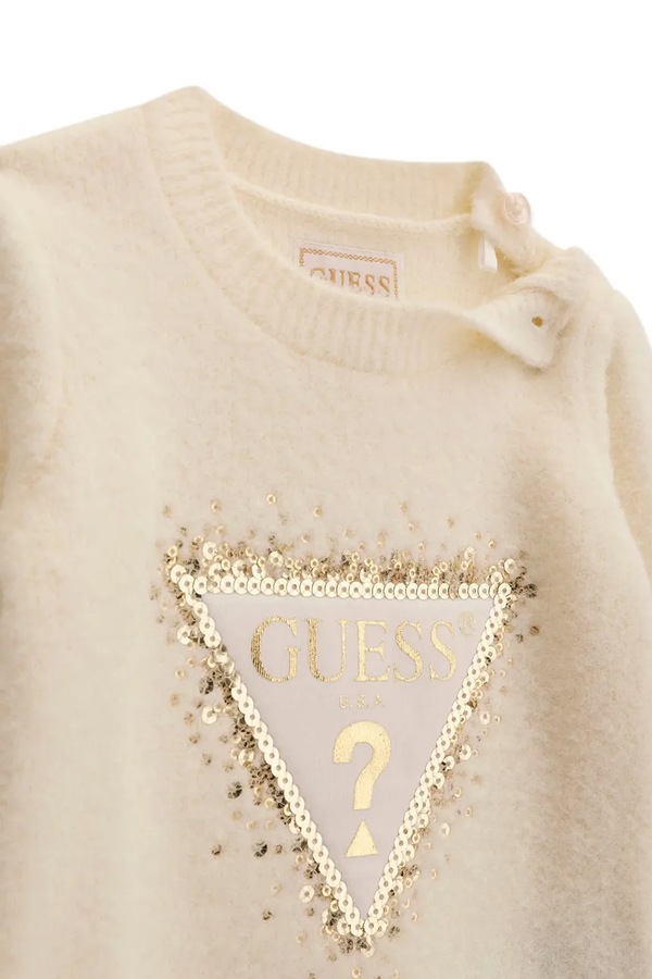 Сукня Guess колір бежевий фото 2
