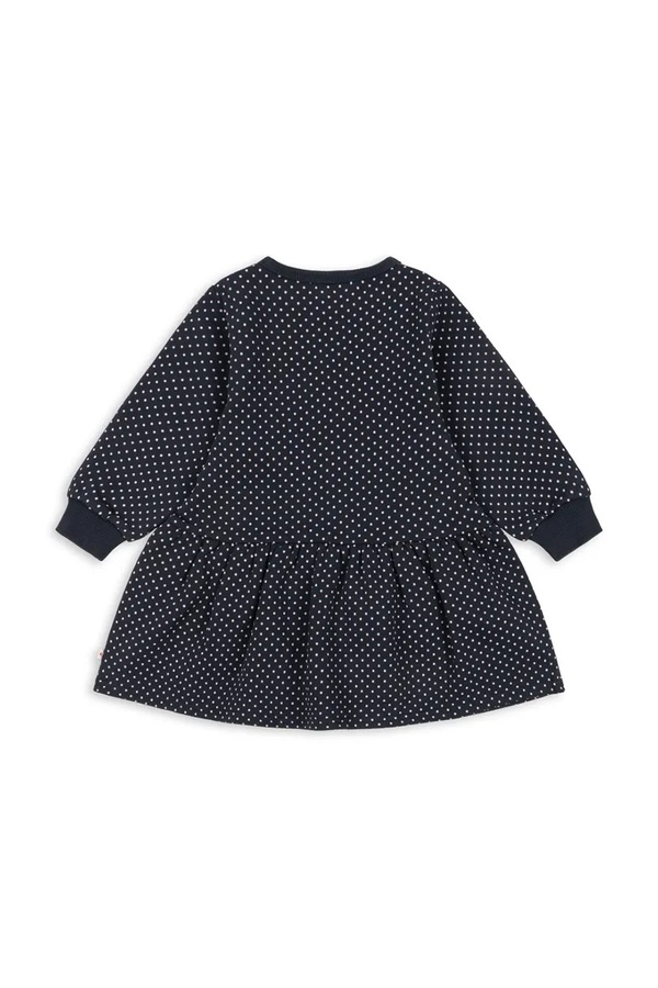 Сукня з бавовною Konges Sløjd LOU DOT SEQUIN SWEAT DRESS GOTS колір чорний фото 2
