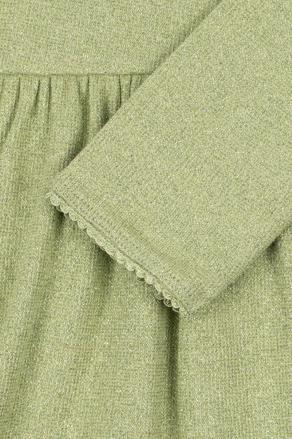 Сукня з бавовною Konges Sløjd ROLI DRESS OCS колір зелений фото 4