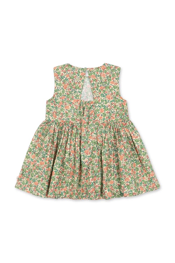 Платье хлопковая Konges Sløjd PONZA DRESS GOTS цвет зеленый фото 2