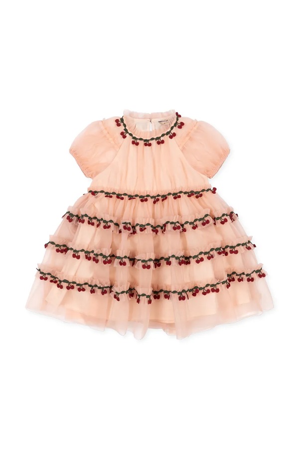 Сукня Konges Sløjd babydoll JOELLE DRESS колір рожевий