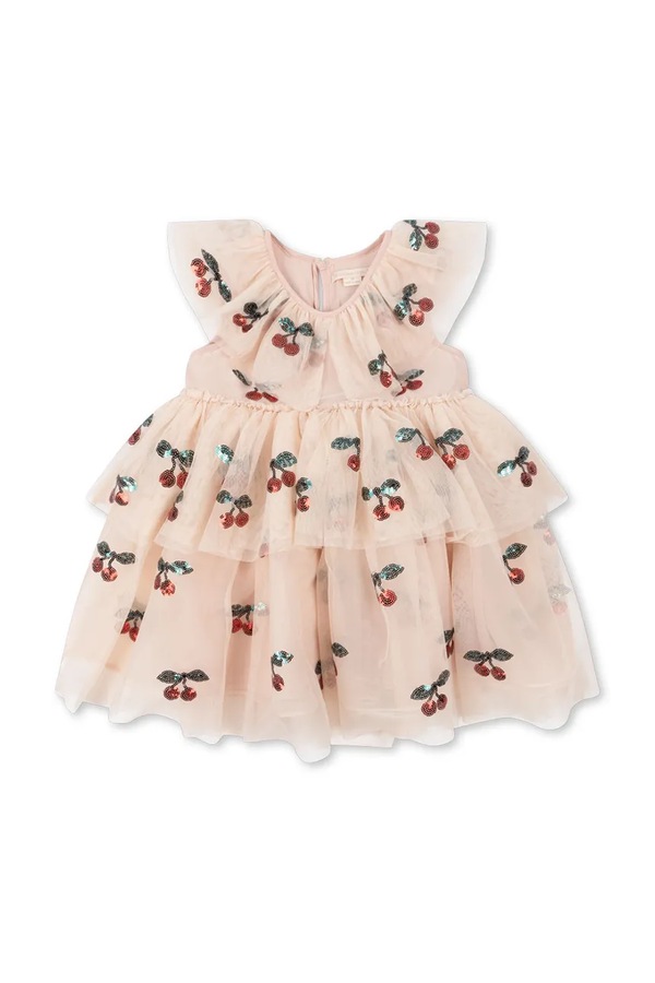 Розкльошена сукня Konges Sløjd YVONNE FAIRY DRESS колір бежевий