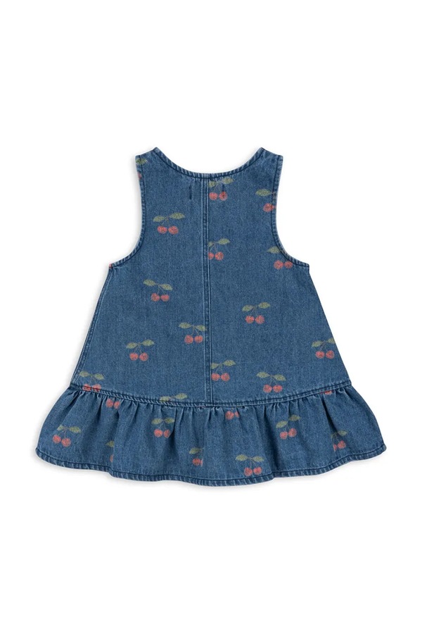 Расклешенная платье хлопковая Konges Sløjd MAGOT DRESS GOTS цвет темно-синий фото 2