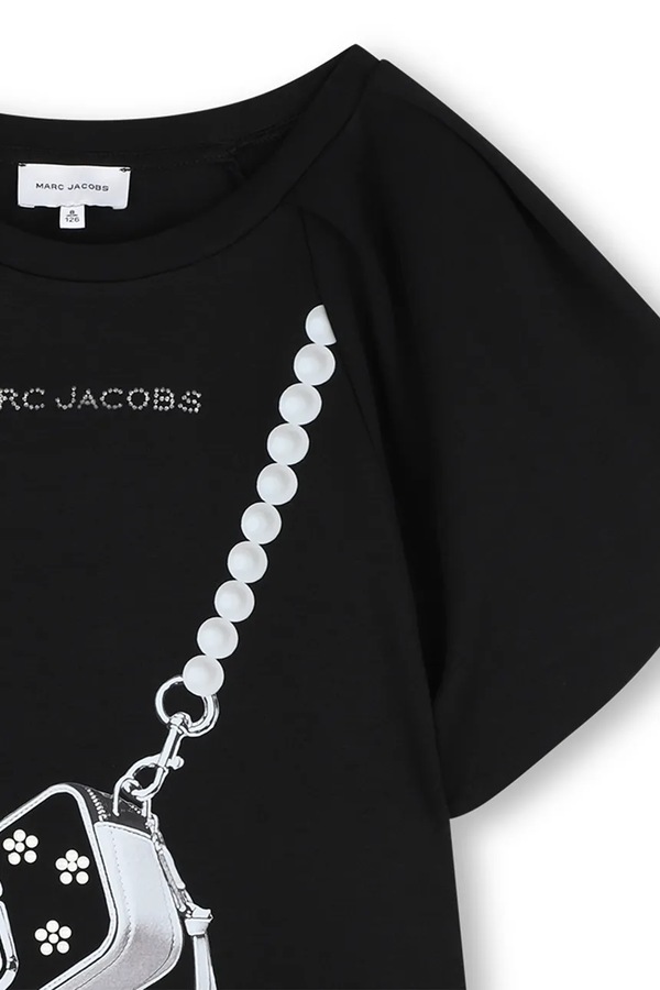 Сукня бавовняна MARC JACOBS колір чорний фото 2