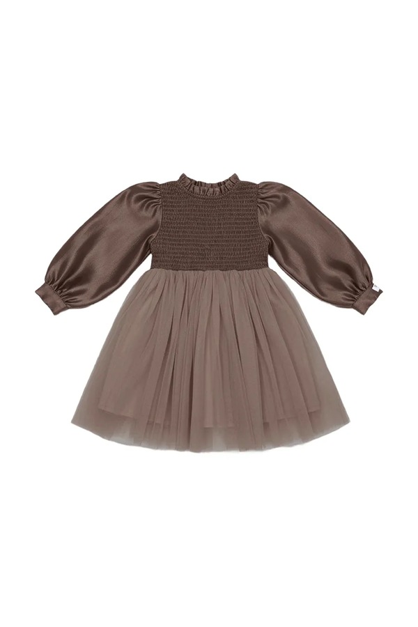 Сукня babydoll з ліоцелем Donsje Janice Dress колір коричневий фото 2