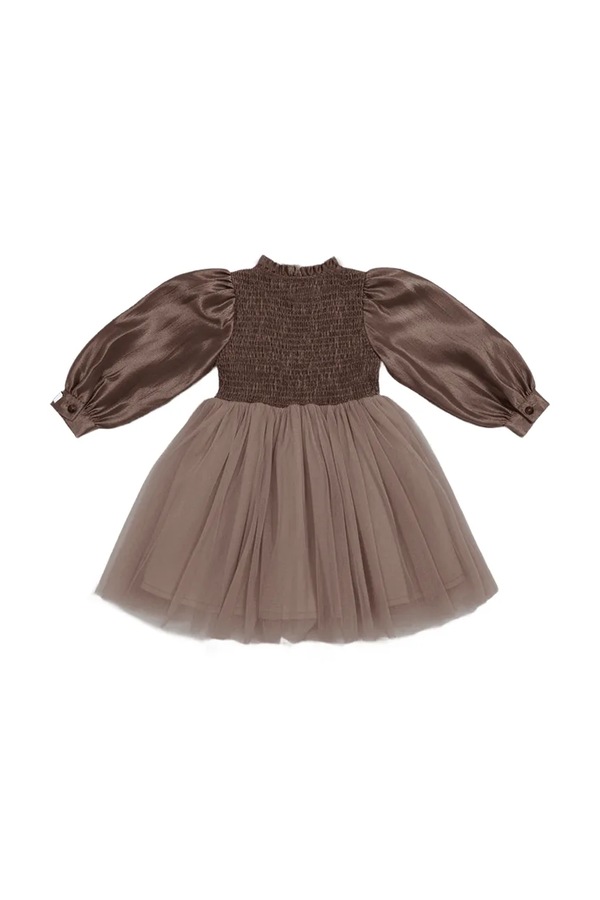 Сукня babydoll з ліоцелем Donsje Janice Dress колір коричневий фото 3