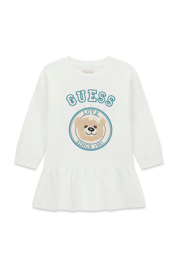 Сукня бавовняна Guess колір білий