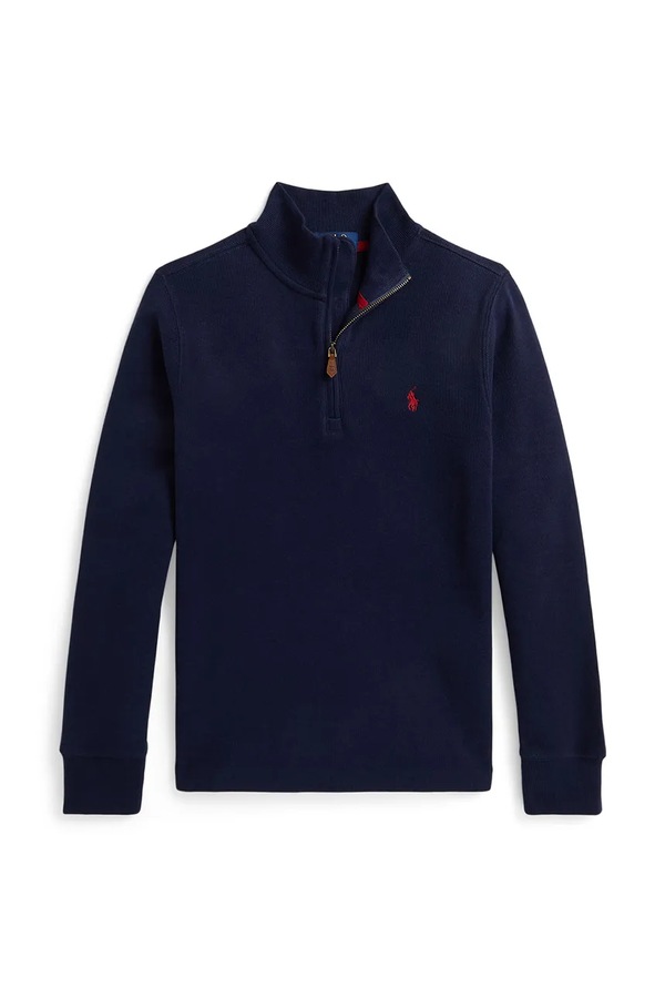 Светр дитячий бавовняний Polo Ralph Lauren колір темно-синій фото 2