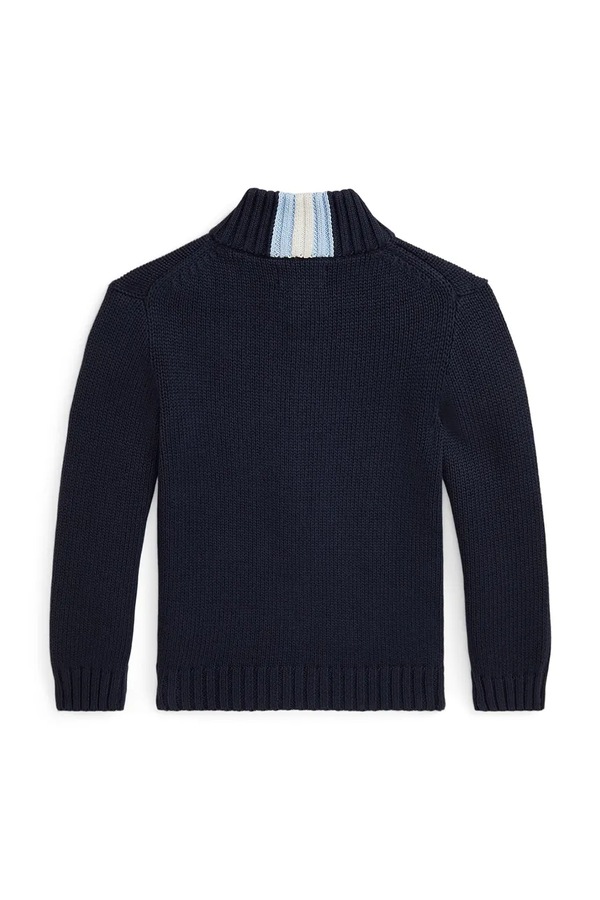 Светр дитячий бавовняний Polo Ralph Lauren колір чорний