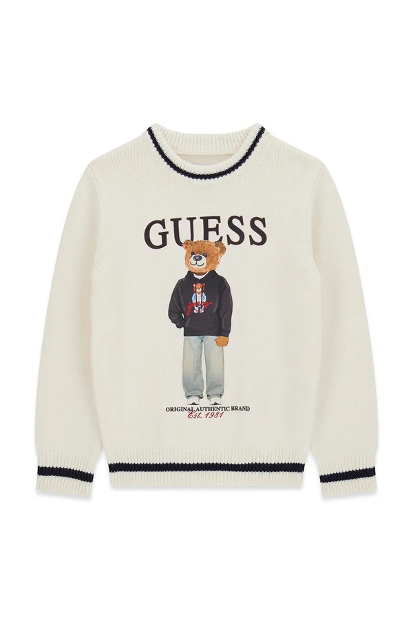 Светр дитячий Guess колір бежевий