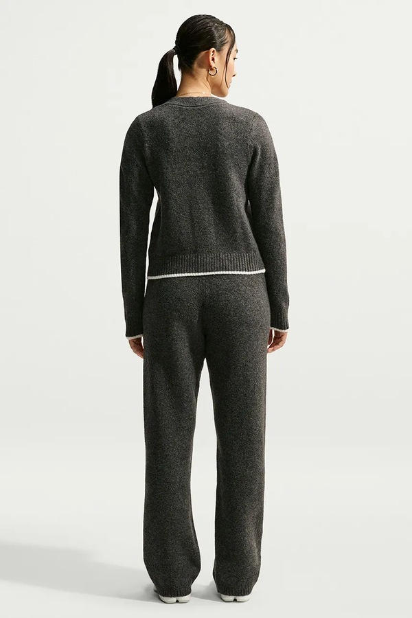 Кардиган жіночий з додаванням вовни Nike Sportswear Chill Knit колір чорний фото 2