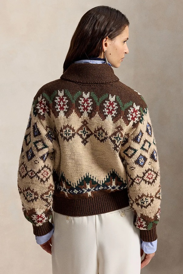 Кардиган жіночий вовняний Polo Ralph Lauren колір бежевий фото 2