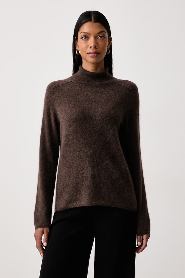 Светр жіночий вовняний MM by Max Mara MMLCARIOCA колір коричневий
