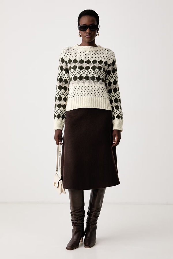 Светр жіночий з вовною Weekend Max Mara WKDRANCH колір зелений фото 2