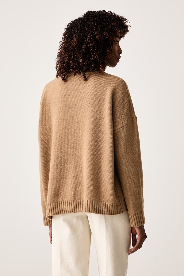 Светр жіночий вовняний Weekend Max Mara WKDSIBARI колір коричневий фото 2
