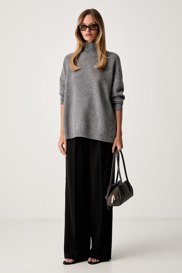 Полугольф женский шерстяной Weekend Max Mara WKDBORGIA цвет серый фото 2