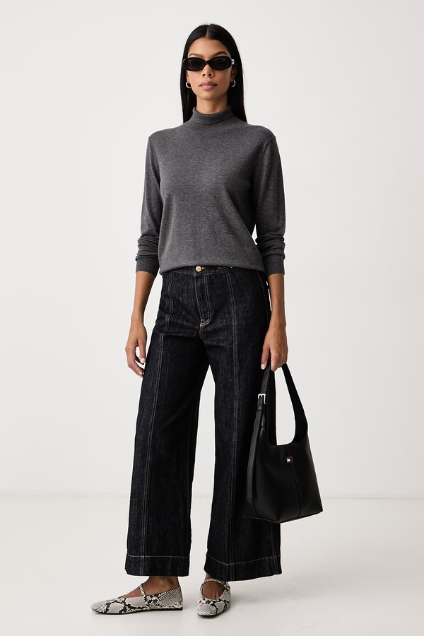 Гольф жіночий з додаванням шовку Weekend Max Mara WKDKIKU колір сірий фото 2