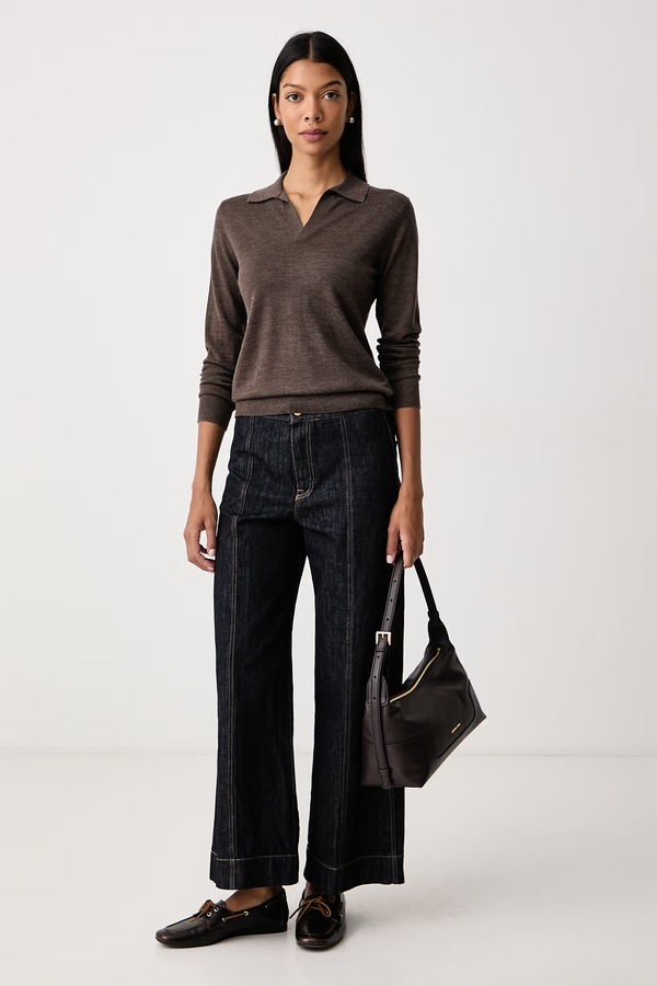 Светр жіночий вовняний Weekend Max Mara WKDCAPPA колір коричневий фото 2