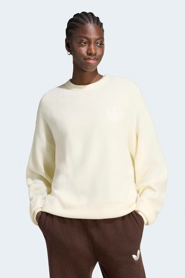 Светр жіночий adidas Originals ATHL Dept колір бежевий