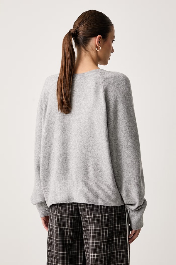 Свитер женский adidas Originals Essentials Knit цвет серый фото 2