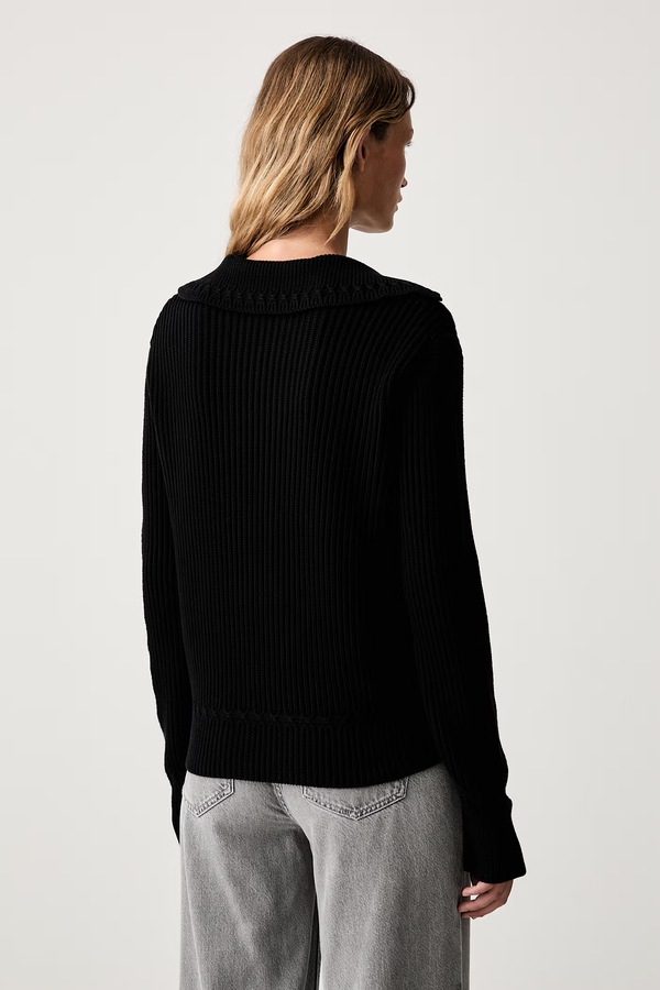 Светр жіночий бавовняний Armani Exchange колір чорний фото 2