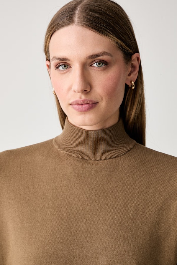 Светр жіночий з віскозою Trussardi колір коричневий фото 4
