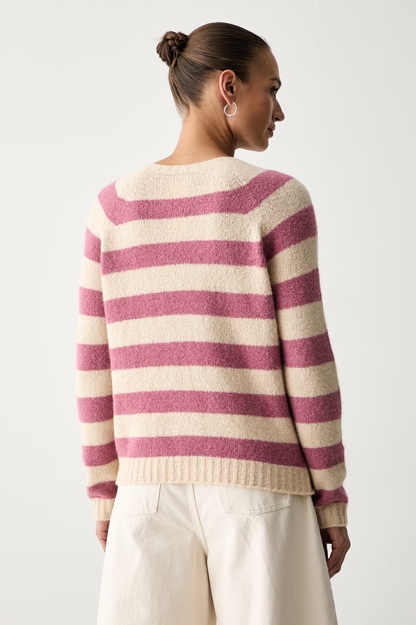 Свитер женский из добавлением шерсти Weekend Max Mara WKDGHIACCI цвет розовый фото 2