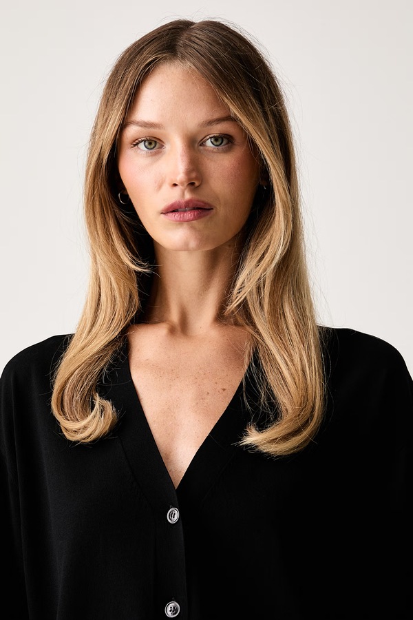 Кардиган жіночий з віскозою Weekend Max Mara WKDBOARIO колір чорний фото 4