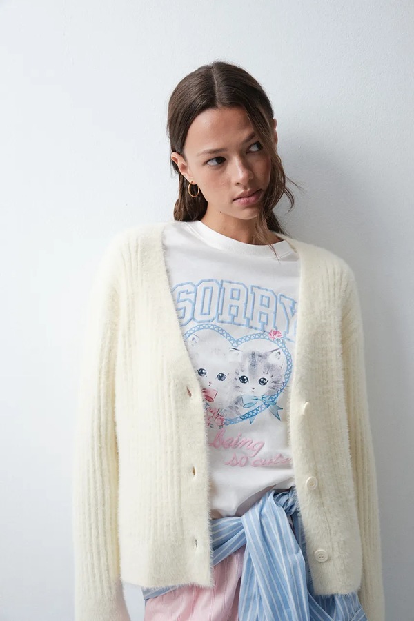 Кардиган lounge жіночий women'secret колір жовтий