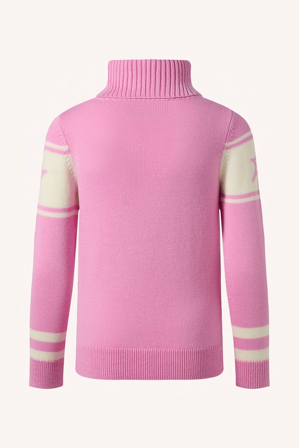 Гольф дитячий із мериносової вовни Perfect Moment schild sweater колір рожевий фото 2