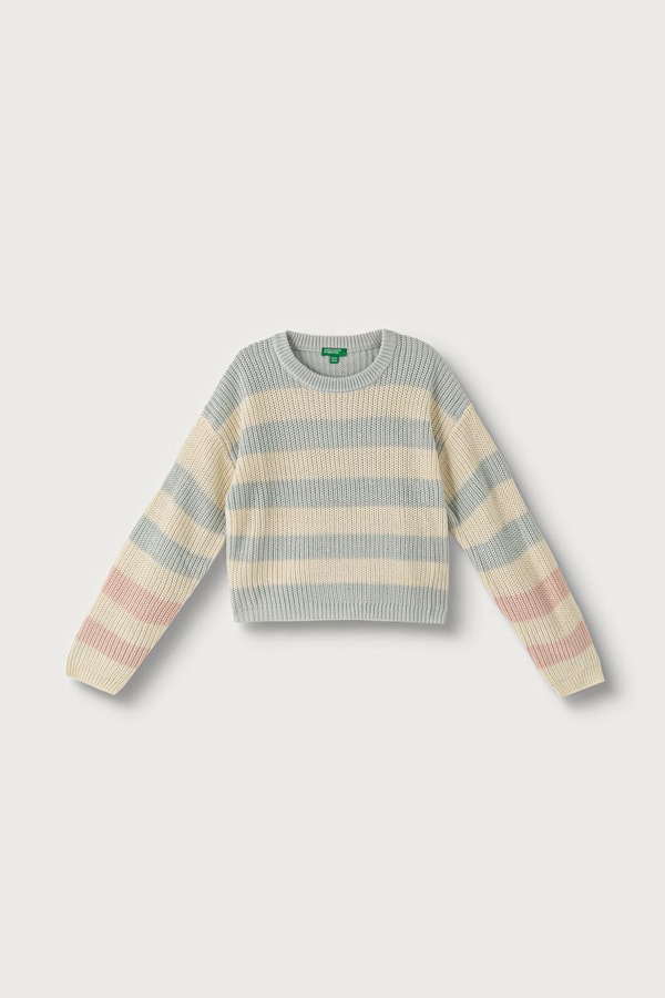 Светр дитячий United Colors of Benetton колір сірий