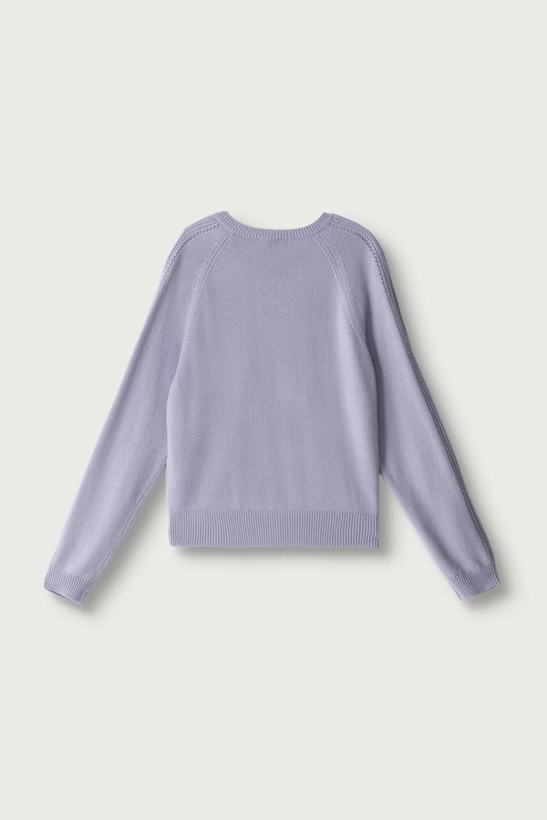 Кардиган детский из добавлением шерсти United Colors of Benetton цвет фиолетовый
