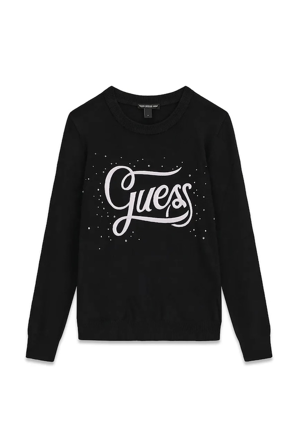 Светр дитячий з віскозою Guess колір чорний