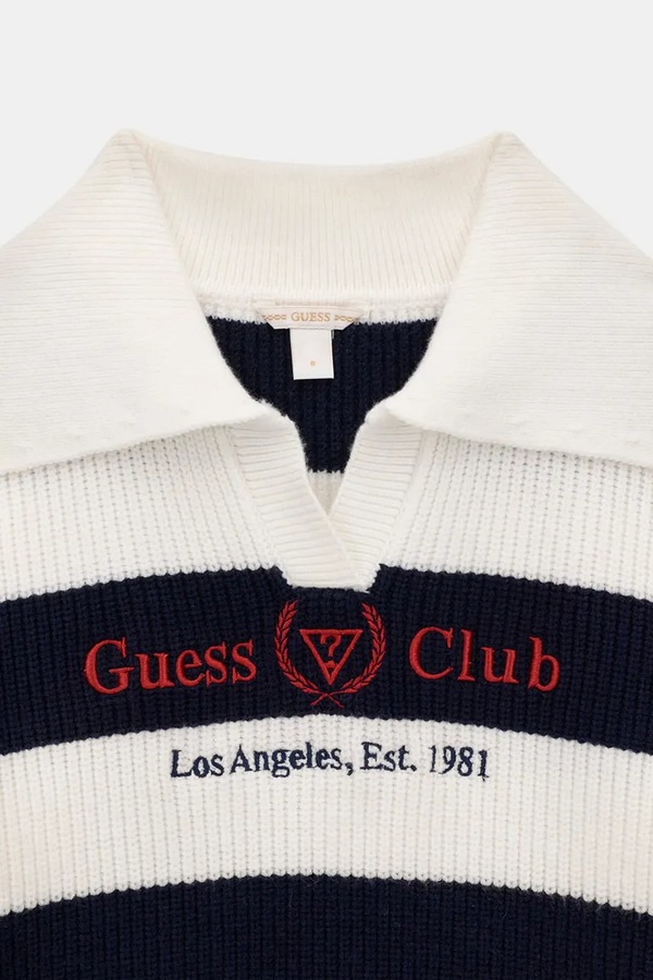 Светр дитячий з віскозою Guess колір бежевий фото 2