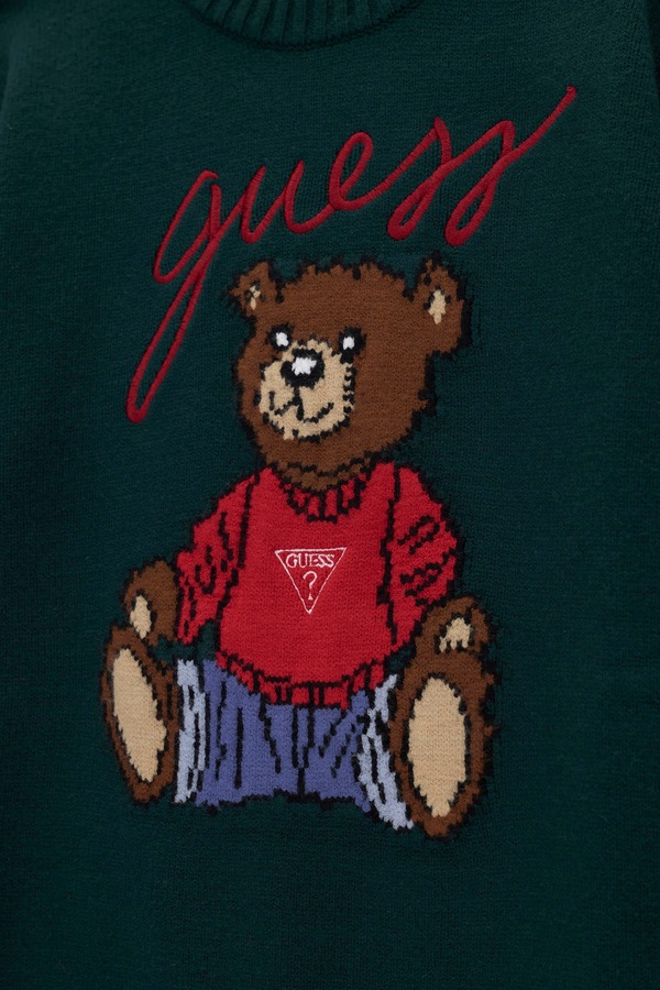 Светр дитячий з віскозою Guess колір зелений фото 3