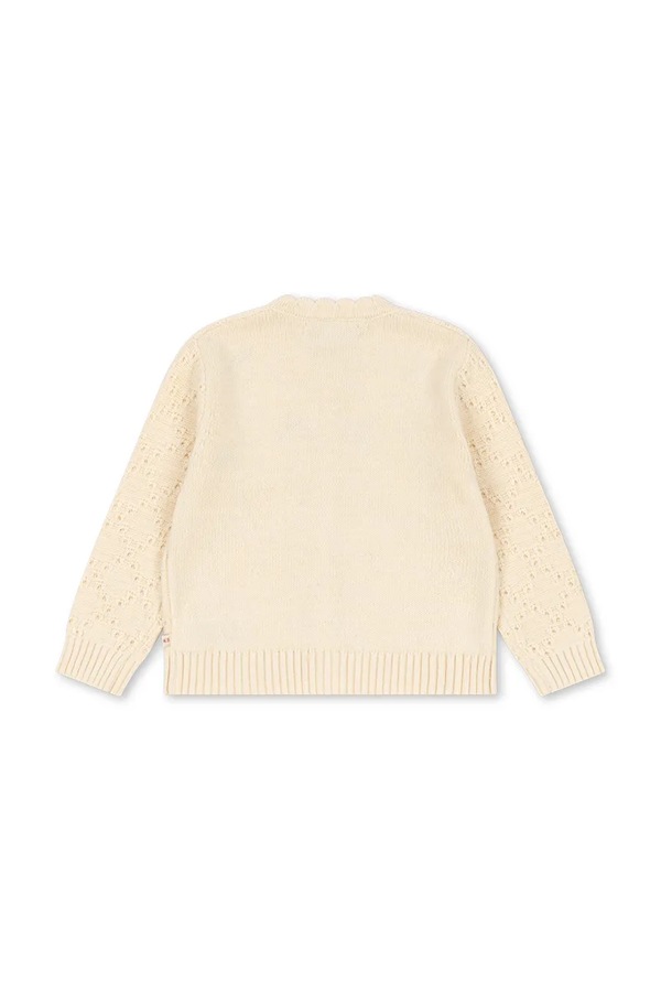 Кардиган дитячий вовняний Konges Sløjd COCOLO CARDIGAN колір бежевий фото 2