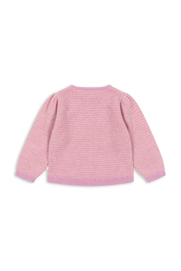 Светр дитячий з вовною Konges Sløjd BERLE PUFF SWEATER колір рожевий фото 2