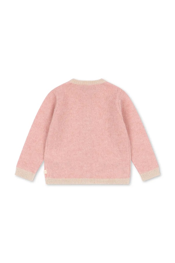Кардиган детский хлопковый Konges Sløjd KITTY CARDIGAN цвет розовый фото 2