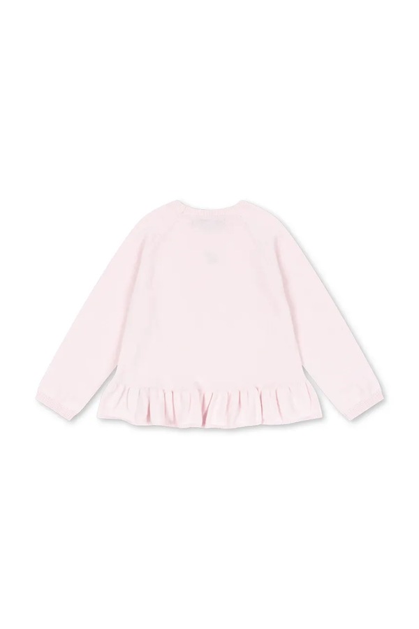 Светр дитячий бавовняний Konges Sløjd CATHY SWEATER колір рожевий