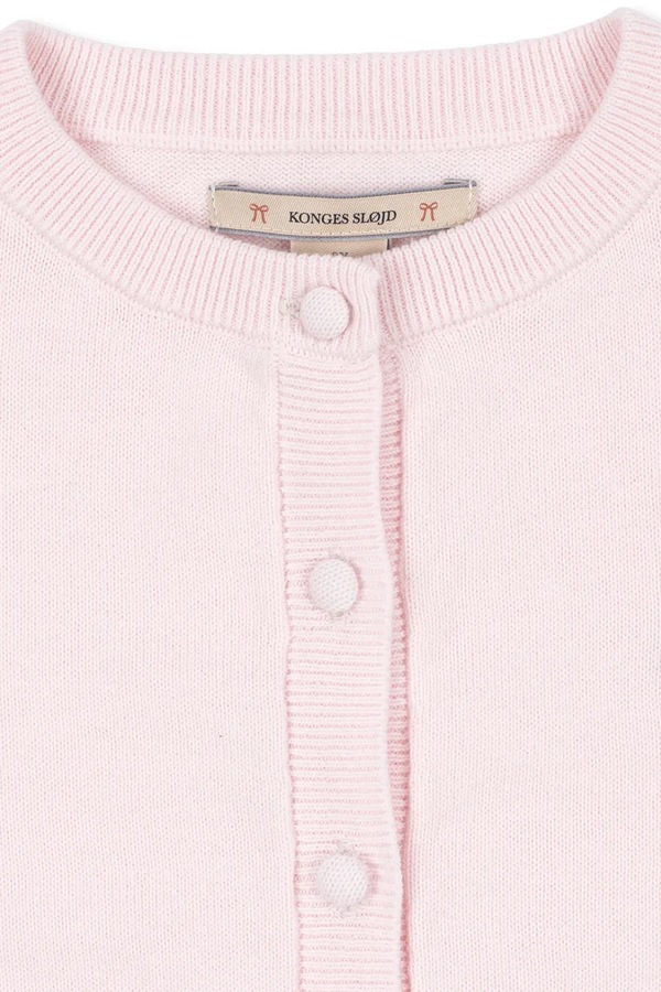 Кардиган детский хлопковый Konges Sløjd CATHY CARDIGAN цвет розовый фото 2