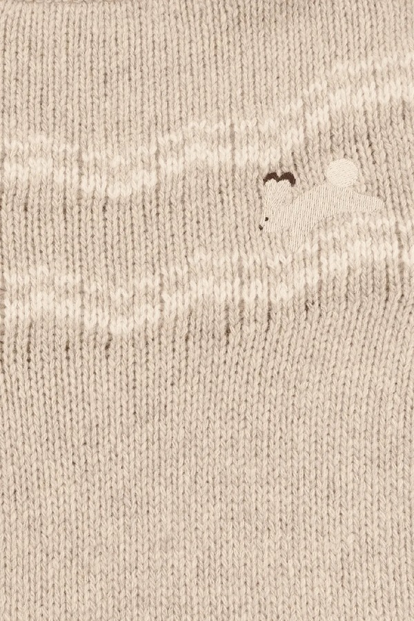 Светр дитячий із мериносової вовни Donsje Yohana Merino Wool Sweater Arctic Hares колір бежевий фото 4
