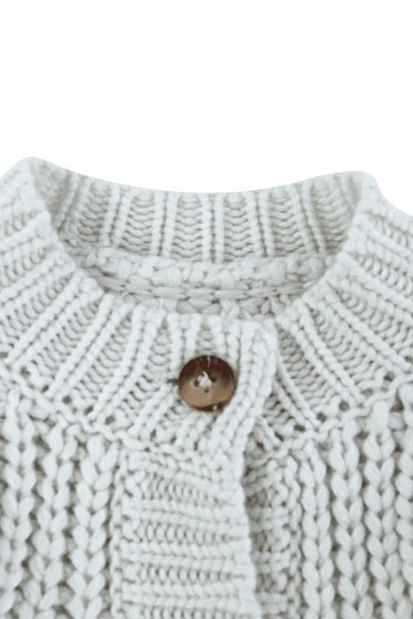 Кардиган дитячий з додаванням вовни Donsje Rikkie Cardigan колір блакитний фото 3