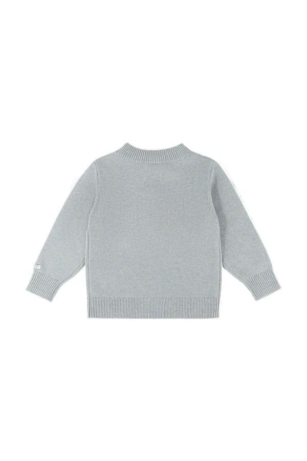 Свитер детский из мериносовой шерсти Donsje Denn Merino Wool Sweater Polar Bear цвет голубой фото 2