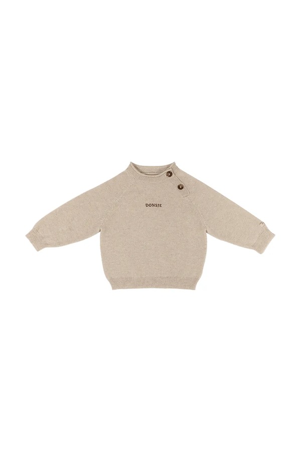 Свитер детский кашемировый Donsje Collyns Cashmere Wool Sweater цвет бежевый