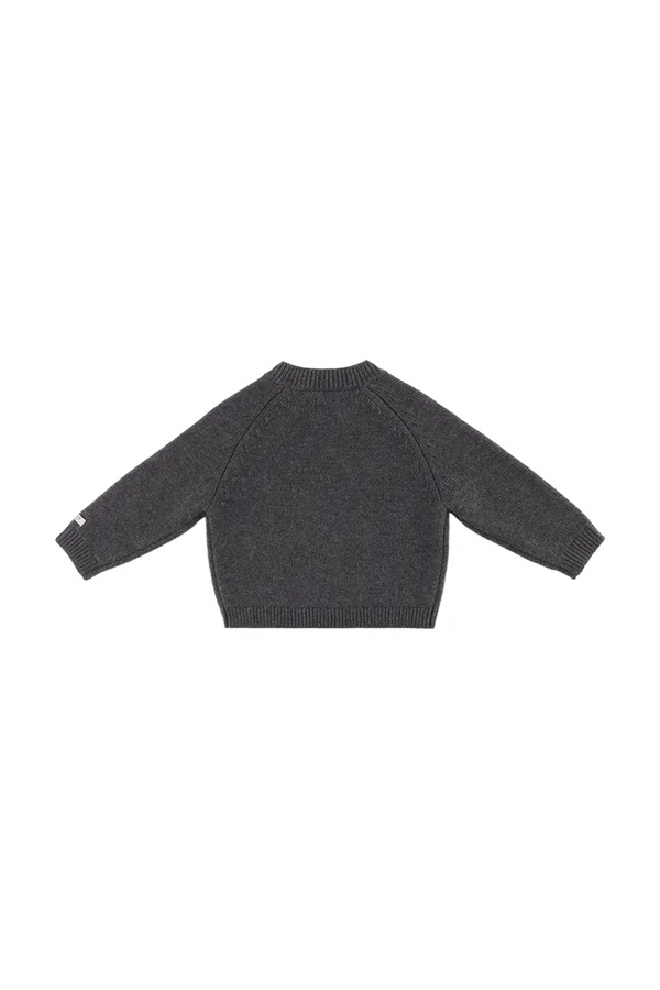 Свитер детский из мериносовой шерсти Donsje Sibbe Merino Wool Sweater Koala цвет серый фото 2